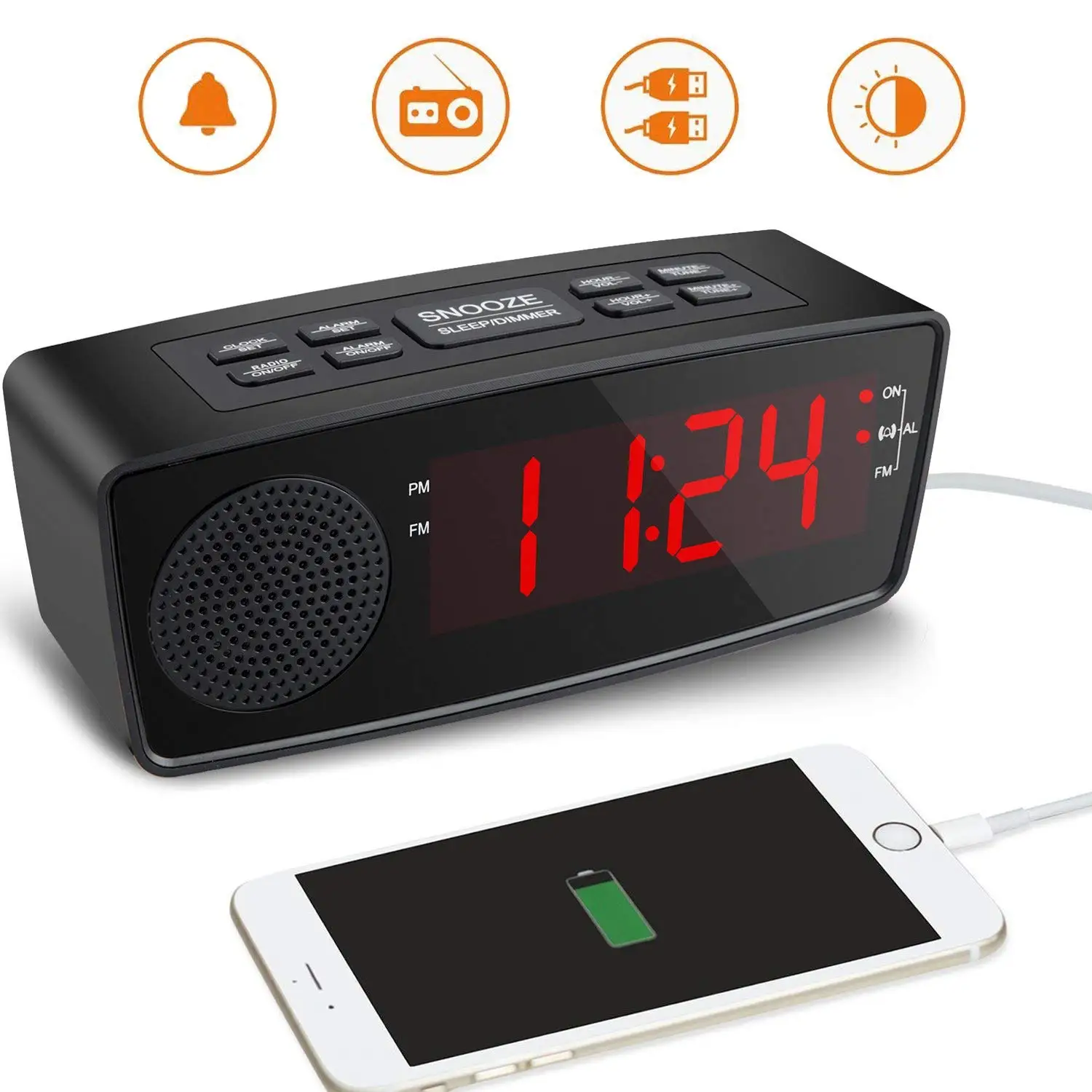 Cheap Onn Fm Alarm Clock Radio Manual, find Onn Fm Alarm Clock Radio