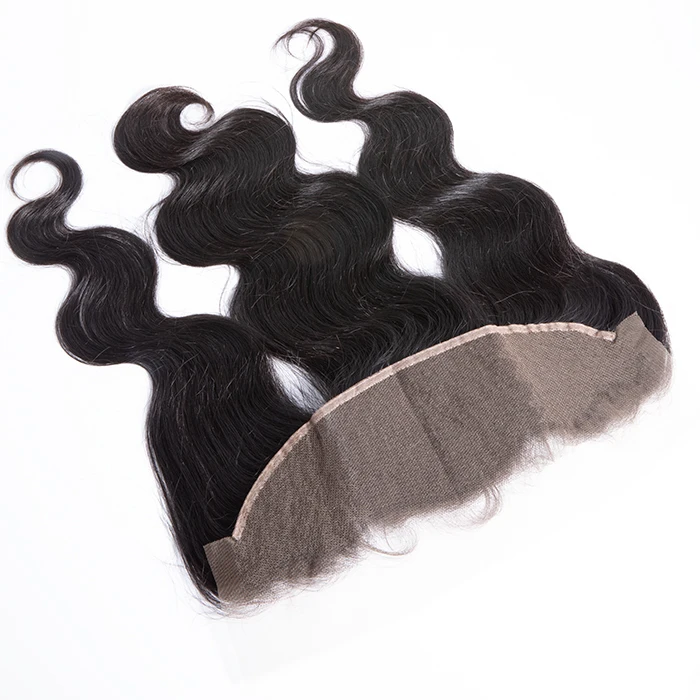 

Wholesale virgin hair vendors new grade 10a body wave 13x4 lace cheap frontal, Natural color #1b