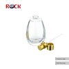 50ml New design Clear drop shaped perfume Glass Bottles with pump sprayer sphere plastic cap