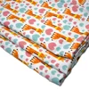 Textile free sample digital printing service customized 94% cotton 6% spandex swim knitted fabric