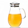 High temperature resistant clear glass kettle for household