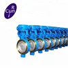 Wheel operated wafer butterfly valve
