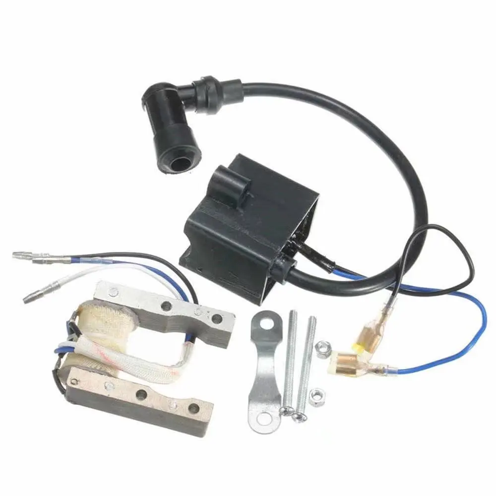 Yingshop CDI Ignition Coil 49cc 50cc 60cc 66cc 70cc 80cc 2-Stroke Engines Motor Motorized Bicycle Bike ATV Quad Go Kart Moped Scooter
