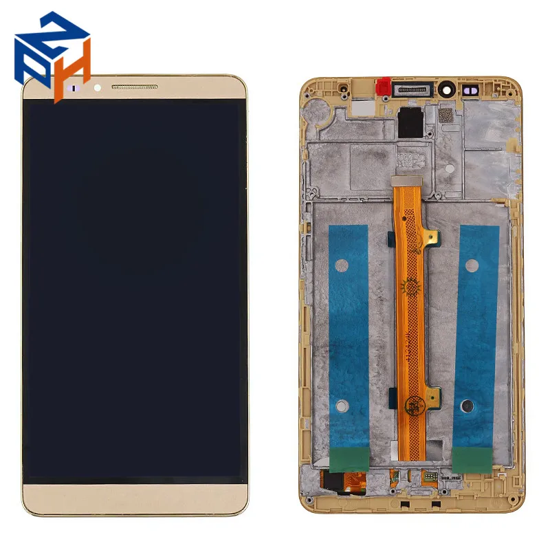 

Cell Phone LCD Screen Replacement For Huawei Mate 7 Touch Screen Digitizer, White black gold