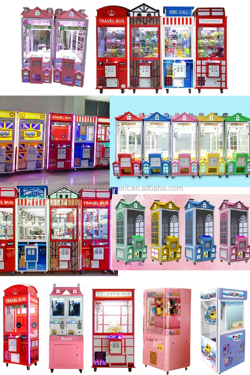 Capsule doll machine clip doll gift children's video game to catch doll game machine