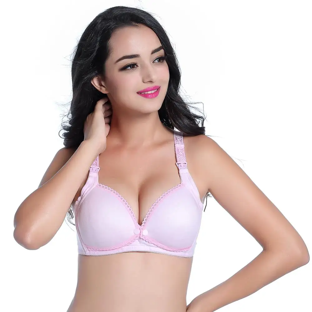 

Convenient Pregnant Mom Woman Nursing 100% Cotton sleep Bra, N/a