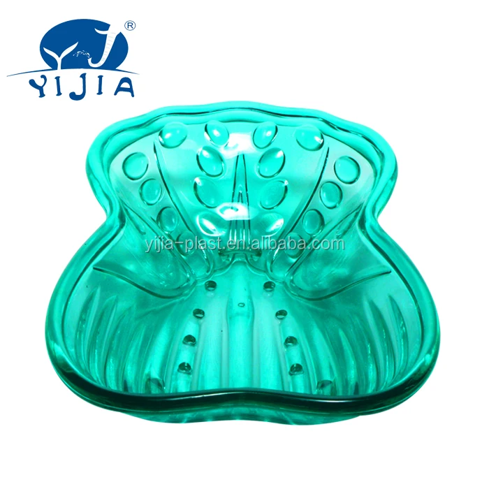
Hot Sale Animal And Vegetable Shape Clear PS Soap Dish 