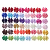Fancy grosgrain ribbon hair bows for girls hair ornament