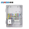 Three-phase straight-in two-element measuring box