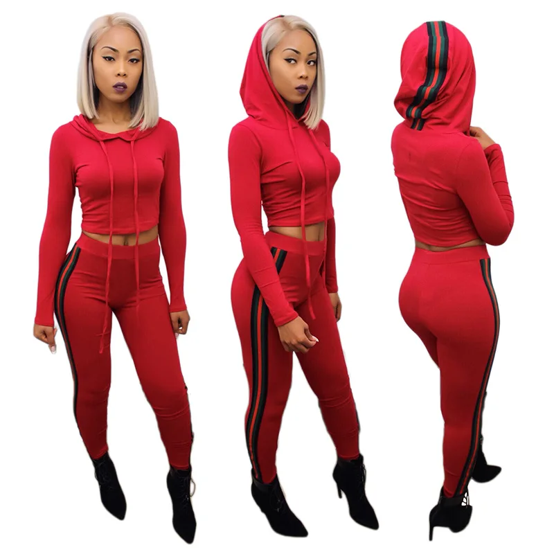 New Stripe Stitching Tracksuit For Women Two Piece Set Suit Streetwear Lady Loose Casual Sports Suit Plus Size