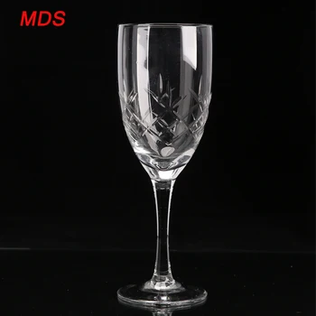 Personalized Red Wholesale Moet Champagne Etched Wine Glass Buy