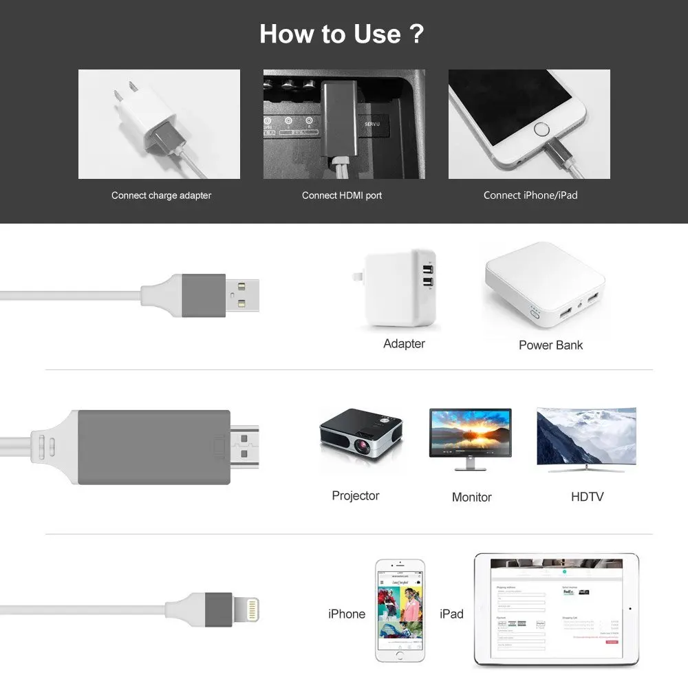hdtv cable to light ning