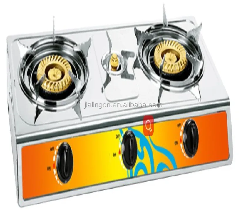 3 Burner India Style Brass Burner Table Top Gas Stove Yf730a Buy 3