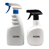 

Multi-Purpose kitchen 14oz 400ML 16oz 500ml PE Plastic white oil contamination cleaning bottle with trigger sprayer
