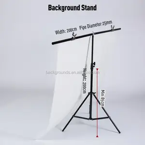Professional Aluminium Photo Studio Backdrop Stand Kit