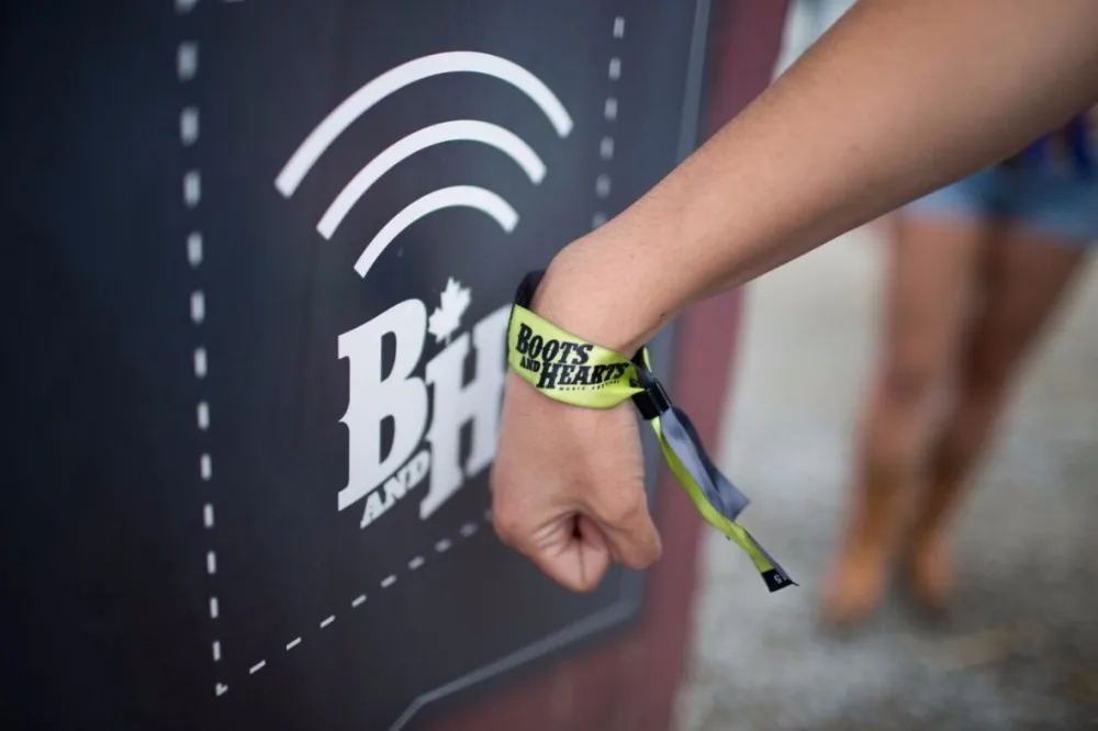 Cashless Payment Ntag216 Rfid Woven Bracelet For Festival Buy Ntag213