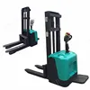 man standing walking electric pallet stacker small lifter forklift 1000kg 2000kg capacity