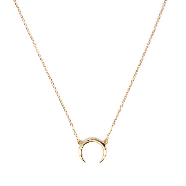 

Unique Gold Silver Chain Jewelry Fashion Moon Phase Necklace Collar Jewelry