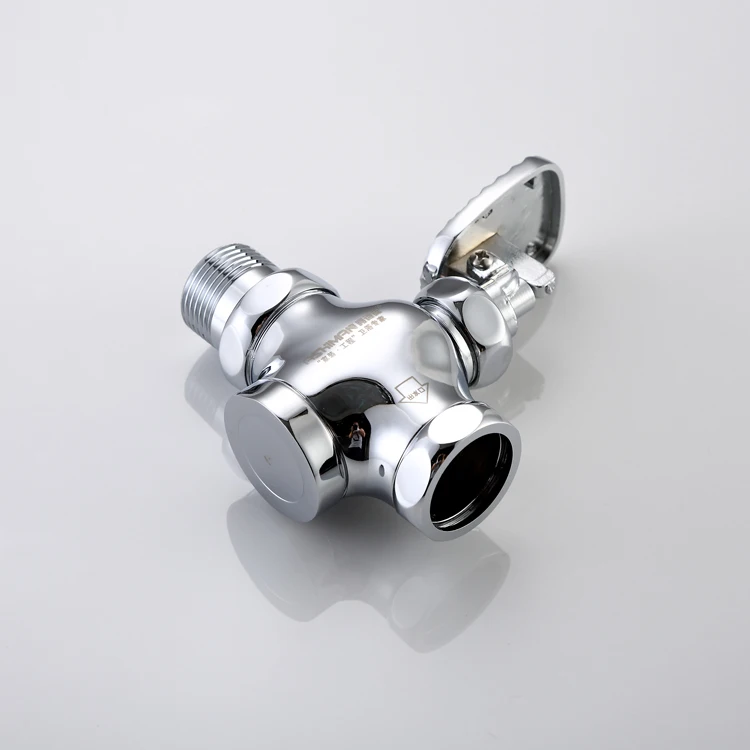 
2017 good design brass foot pedal toilet flush valve 