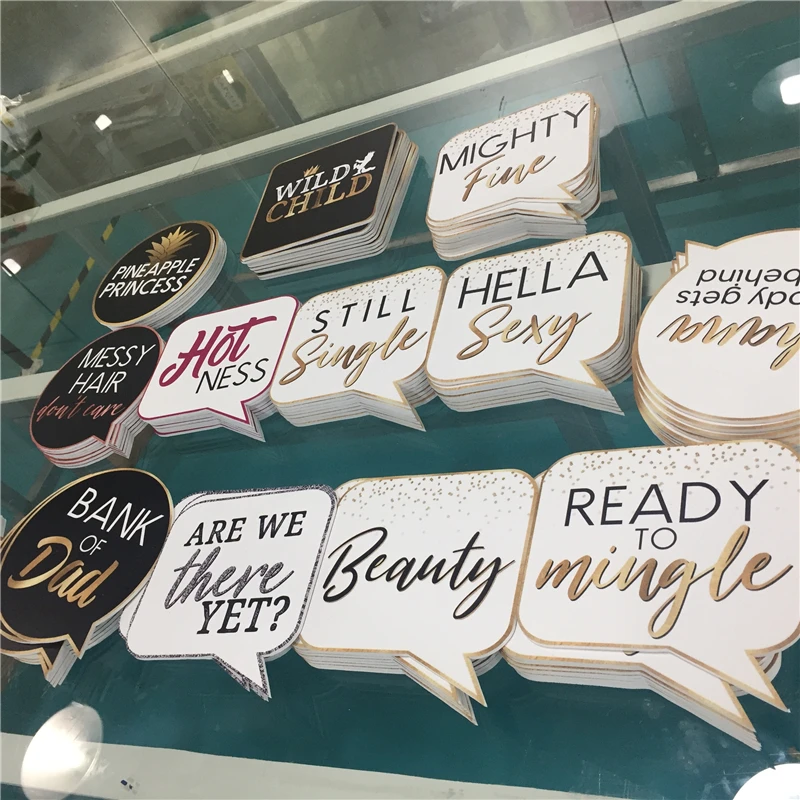 5mm Die Cut Uv Printed Pvc Foam Board Photo Booth Props Signs Buy Uv