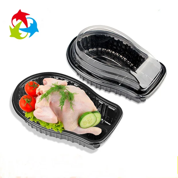 Food Grade Plastic Disposable Frozen Food Meat Tray For Chicken - Buy ...