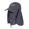 WQ Women & Men Outdoor Sun Hat UV Protection Fishing Hiking Caps With Face Neck Flap Cover