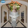 Custom Designed Hand Carved Acanthus Leaf Marble Column