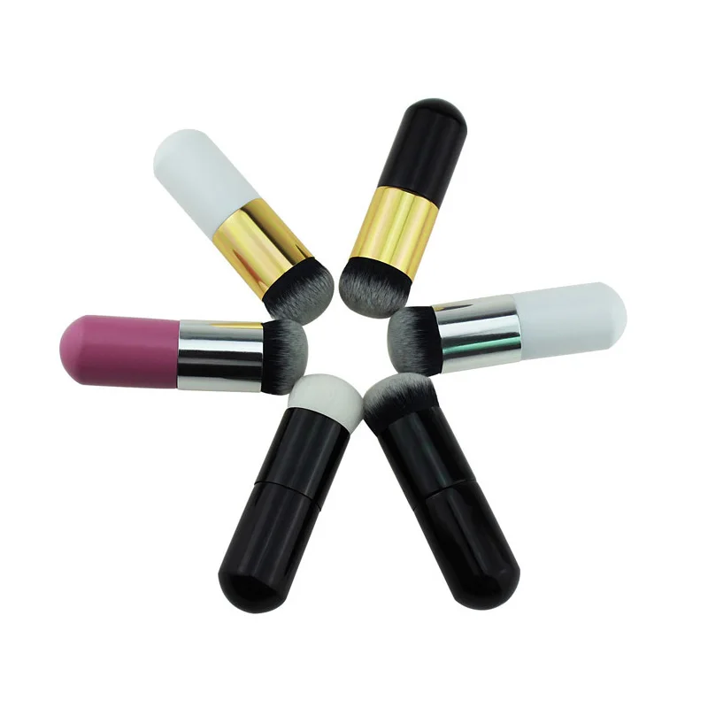 Eco Luxury Professional Free Sample Cylinder Rose Gold Ferrules Kit Beauty Makeup Brush Set