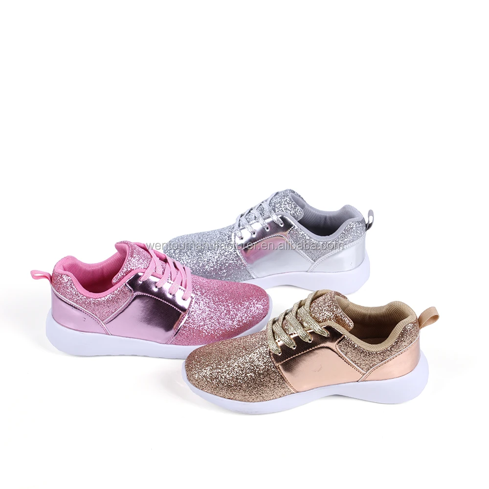 Wholesale Monogram Woman Glitter Tennis Shoes Buy Glitter Tennis Shoes,Woman Glitter Tennis