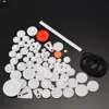 Lonten 81pcs kinds Plastic Gear Wheel Assorted Kit For t Toy Car Motor Shaft Model Crafts Mini Toothed Wheels electronic compone