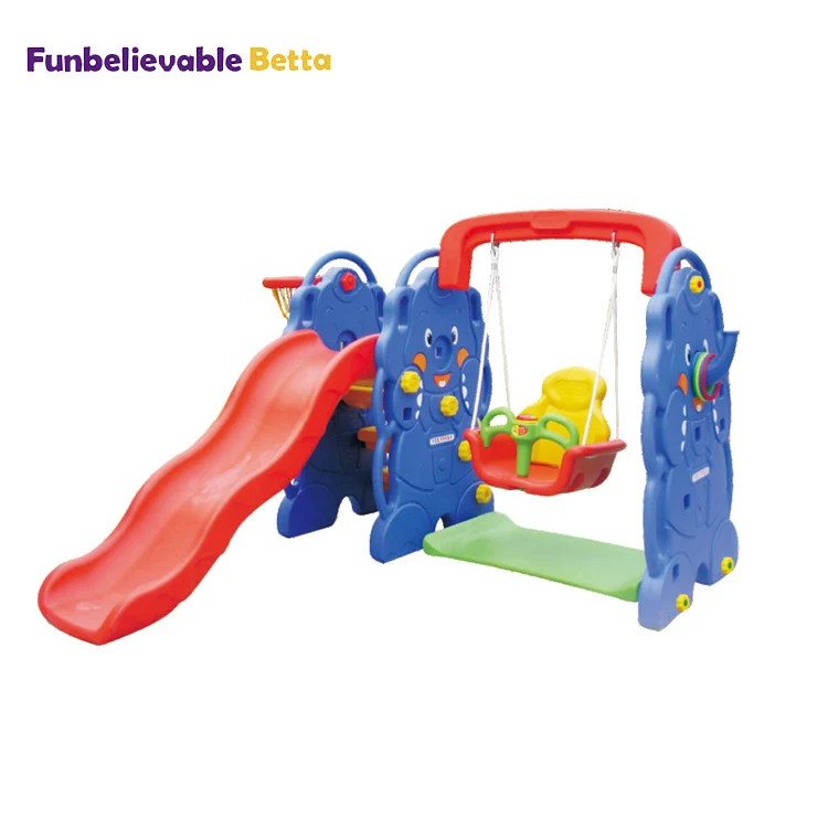 
Baby plastic indoor slide and swing toy set for kid  (60791450994)