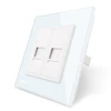 Livolo VL-C792T-11 2 Gangs RJ11 Telephone Socket Tel Outlet