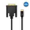 USB C to DVI Cable (4K), USB 3.1 Type C to DVI Cable for 2017/ 2016 MacBook Pro MacBook 12" and so on