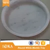 Round Carrara White Marble Tray Photo Shoot Background