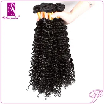 Fashion Afro Remy Kinky Curly Ponytail Weave Extensions Raw Virgin