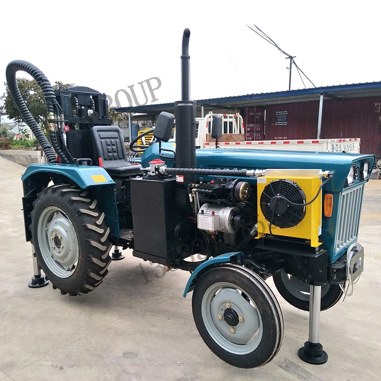 Tractor Mounted Air Compressor Bore Drilling Machine Dth Bore Well
