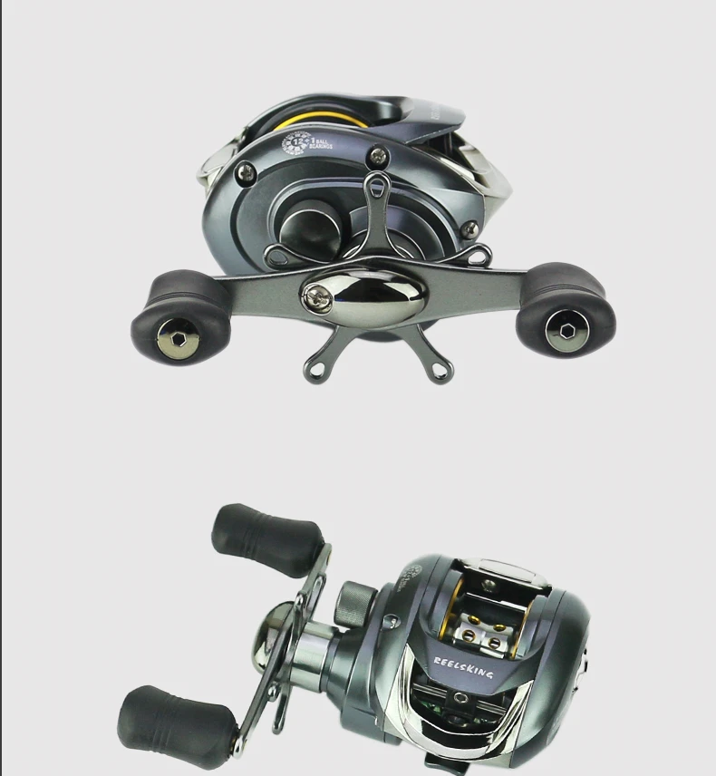 YUMOSHI 12+1BB Baitcasting Fishing Reel with Magnetic Brake