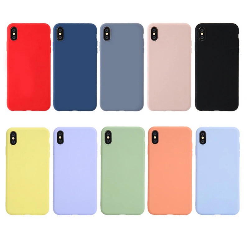 

More than 100 model stock Silicone back cover case For iphone case 7 8 x xs xr xmax plus, As picture show