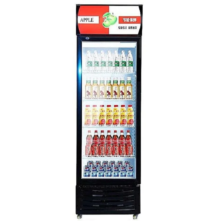

2022 Item KN-BG01 commercial and homeuse drinking display fridge 358 liter on sale