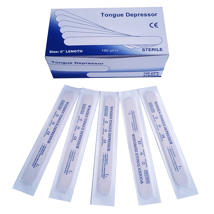 Factory Price Disposable Medical Sterile Wooden Tongue Depressor Buy