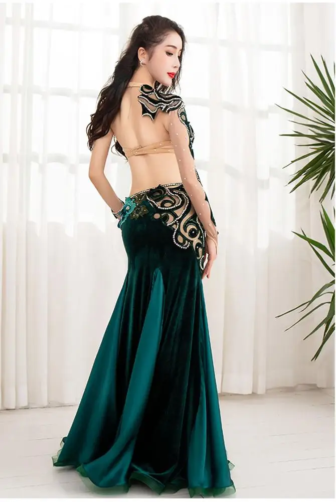 
QC3007 Wuchieal New Design Professional Arabic Belly Dance Costume 