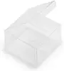 Bio-Degradable Vinyl Plastic Transparent Packaging Box Flat Folding Gift Box Clear Flower Box