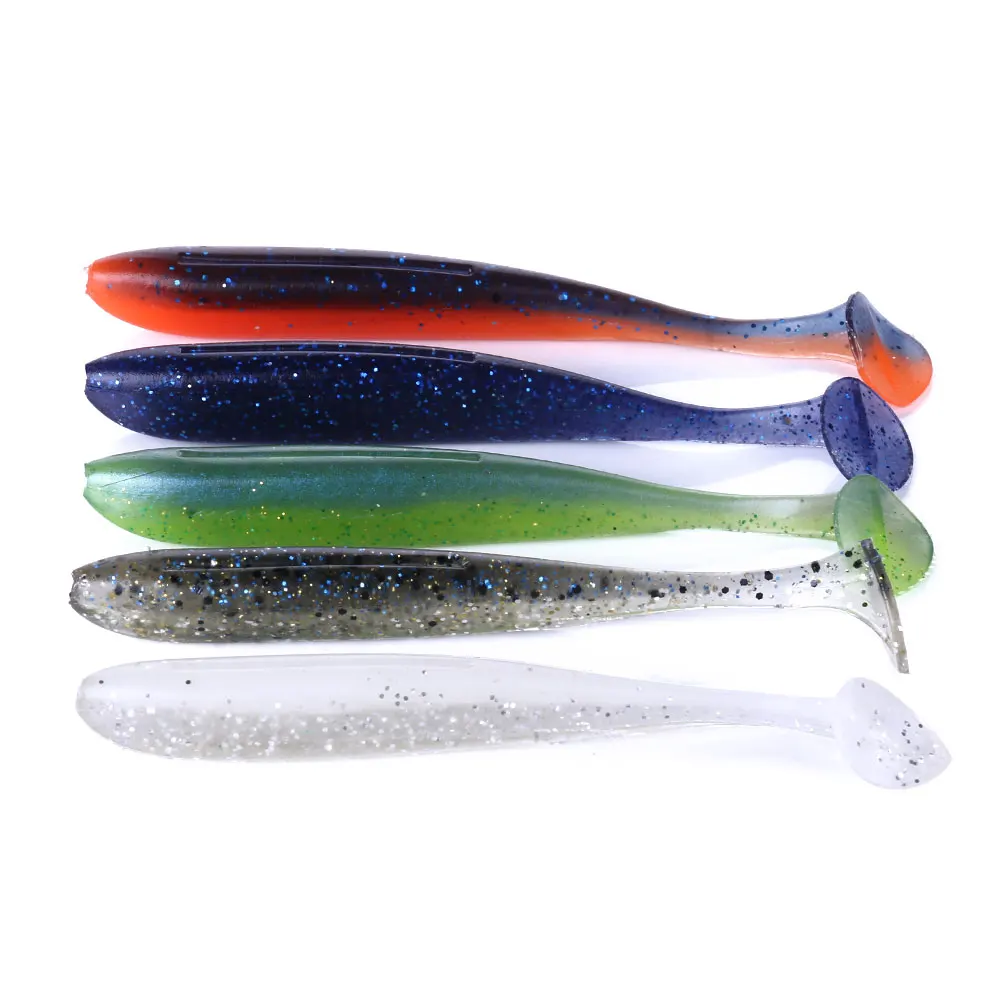 

Double Color Swimbait Soft Plastic Bait Wobblers Fishing Lures, 5 colour available/unpainted/customized