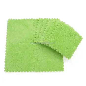 Soft Plush Rug Interlocking Eva Foam Puzzle Floor Mats Crawl Mat