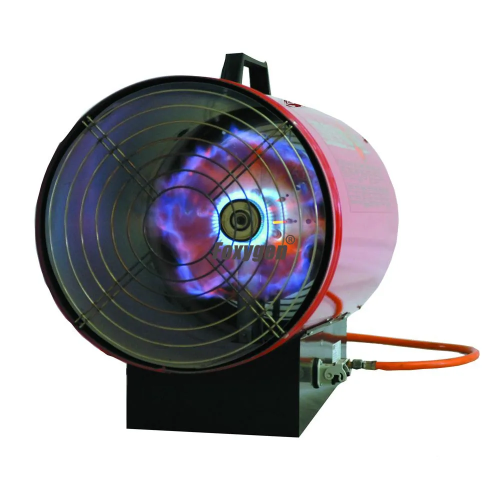 30kw ce认证便携式 lpg 气体强制空气加热器,用于拉伸天花板膜