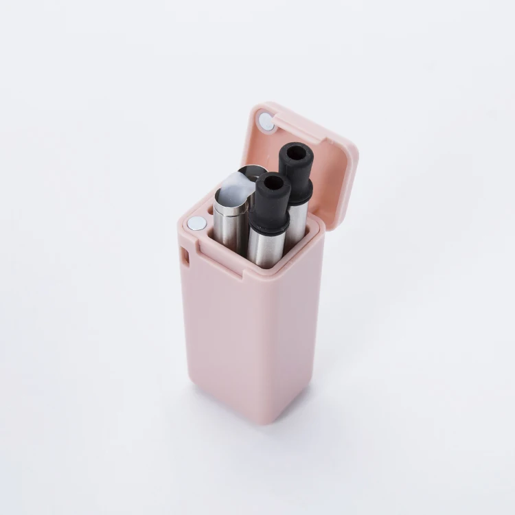 

Stainless Steel Reusable Collapsible Straw With Case, N/a