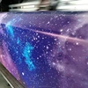Galaxy Hood Wrap Decal Sticker Rainbow Galaxy Vinyl Wraps Graphic Starry Sky Vinyl