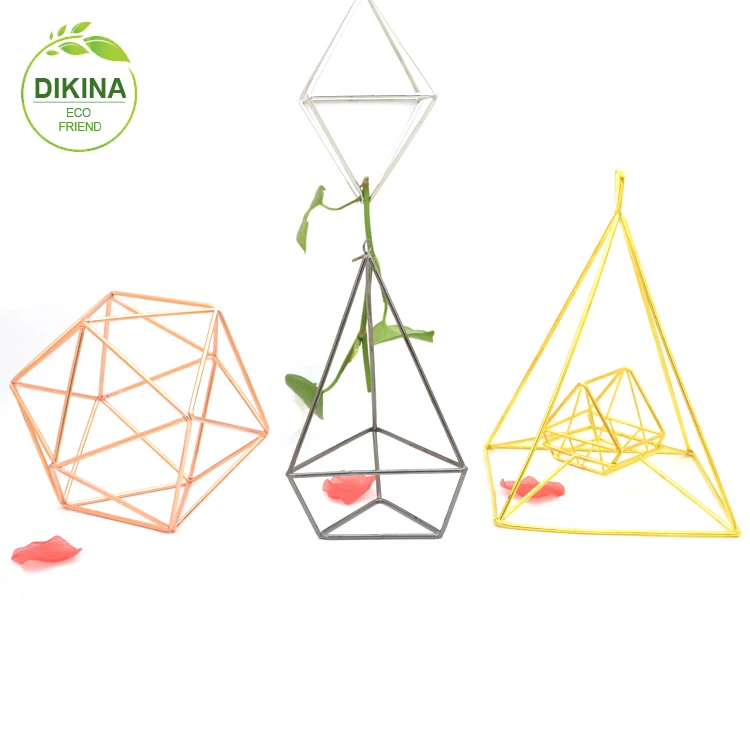 Wandpflanzgefäß Indoor Vertikale Schwarze Und Gelbe Blumenhalter