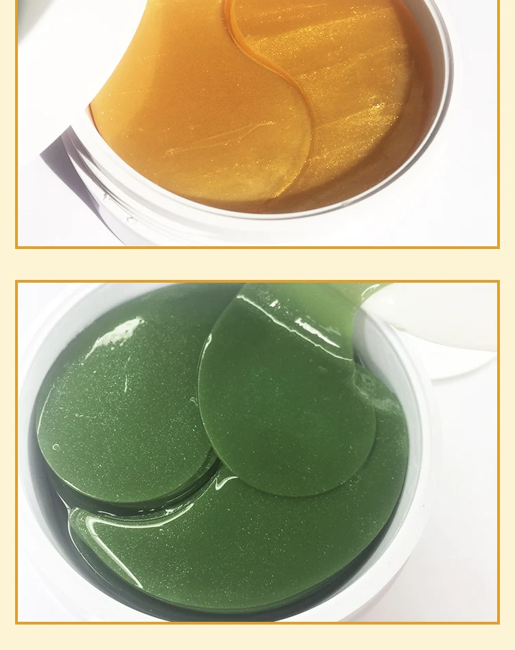 Royal 24k Gold Collagen Reduce Puffiness Eye Mask Gold eye patch OEM Black rim of the eye