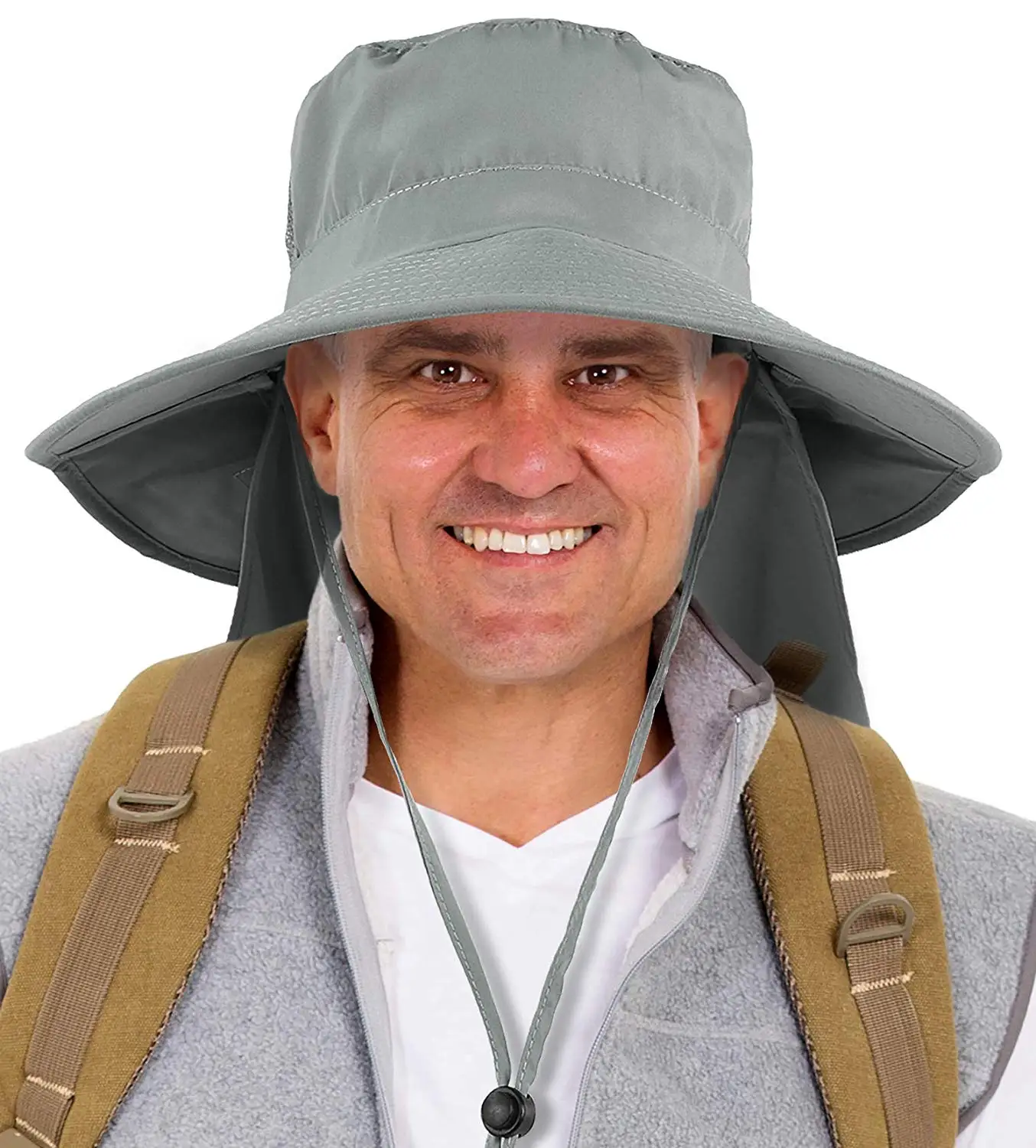 VORCOOL Fishing Hat，Sun Cap Outdoor UV Sun Protection Wide Brim Fishing Cap Visor Hat Breathable Face Shield Bucket Hat